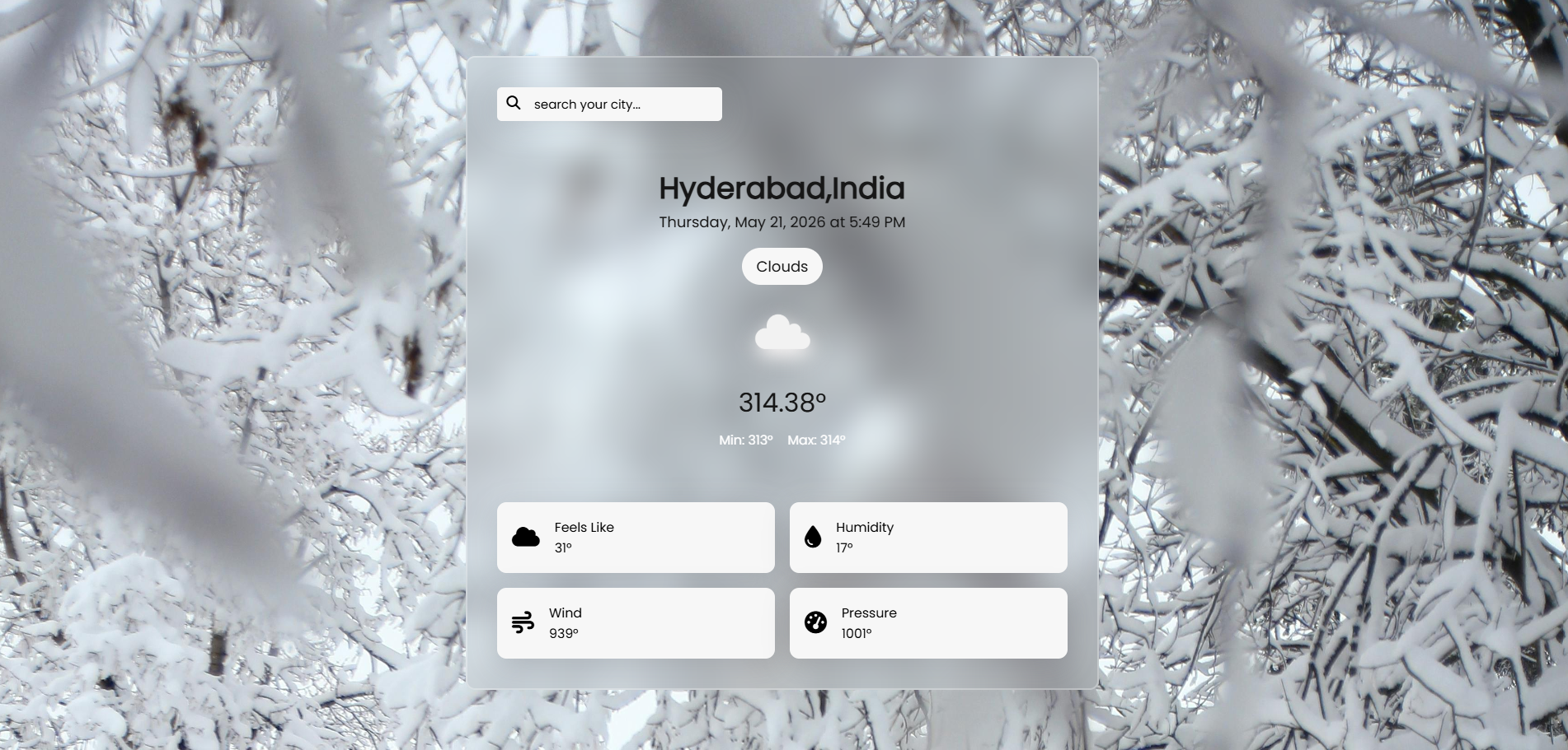 Weather Application